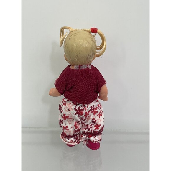 Barbie Happy Family Toddler nIKKI Doll With Blonde Hair & Floral Outfit - Picture 3 of 3